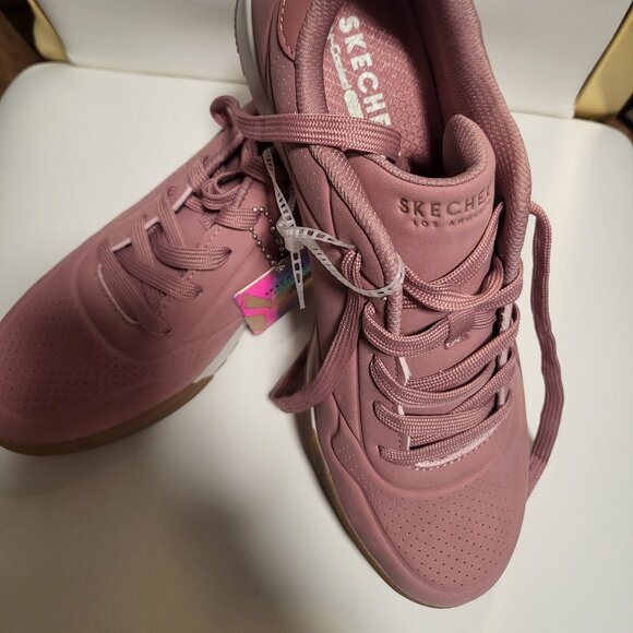 Sketcher Shoes - Skechers Los Angeles WOMENS Pink ROSE Shoes Sneakers Sz 9.5 New W Tags